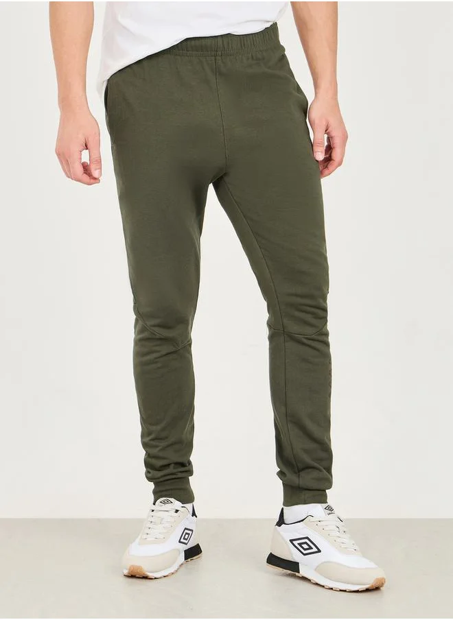 umbro Logo Print Panelled Terrace Joggers