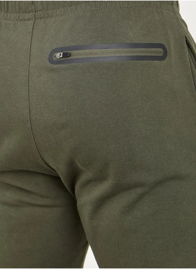 umbro Logo Print Panelled Terrace Joggers