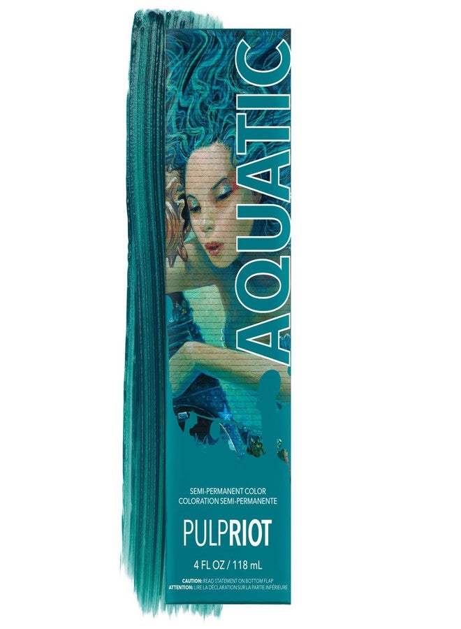 Pulp Riot Aquatic Semi Permanent Hair Color - Deep Aqua, 4 oz - Image 1