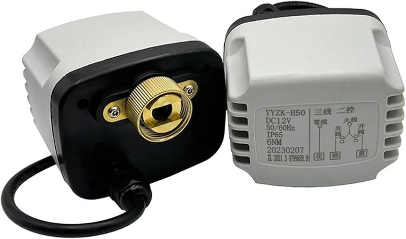 مشغل صمام الكرة الكهربائي 12 فولت تيار مستمر، محرك بثلاثة أسلاك، تحكم مزدوج، تيار مستمر 24 فولت، تيار مستمر 12 فولت - Image 4