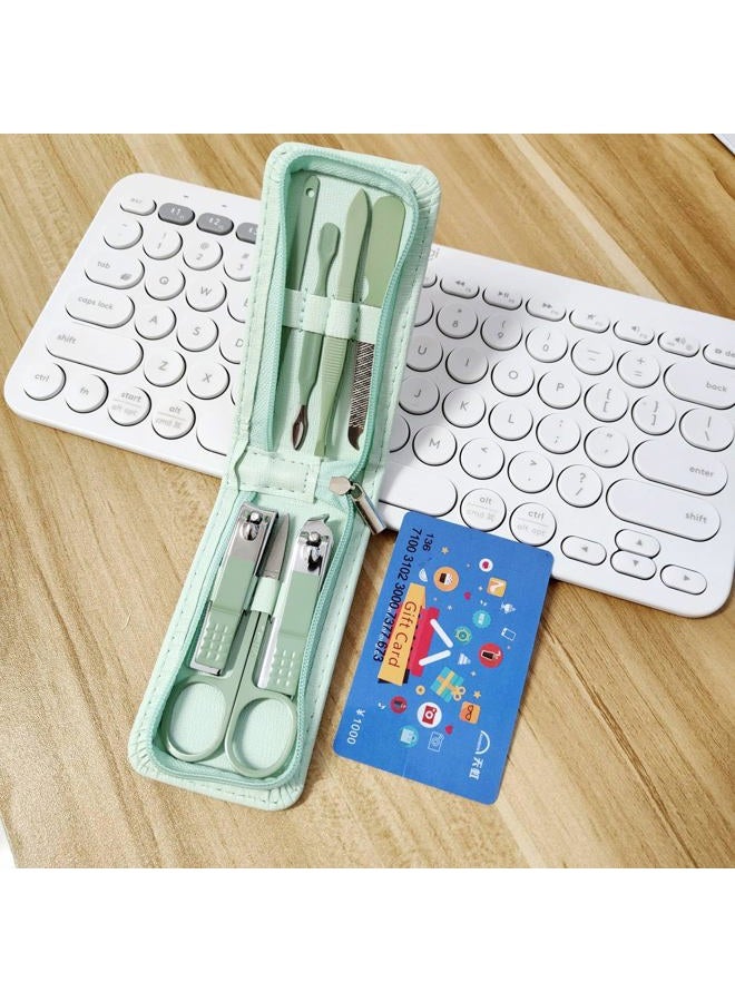 NEMIBAD Manicure Set Nail Clippers Pedicure Kit -7 Pieces Stainless Steel Travel Nail Kit, Professional Grooming Kits, Manicure Kit with Zipper Portable Travel Pack - Image 3