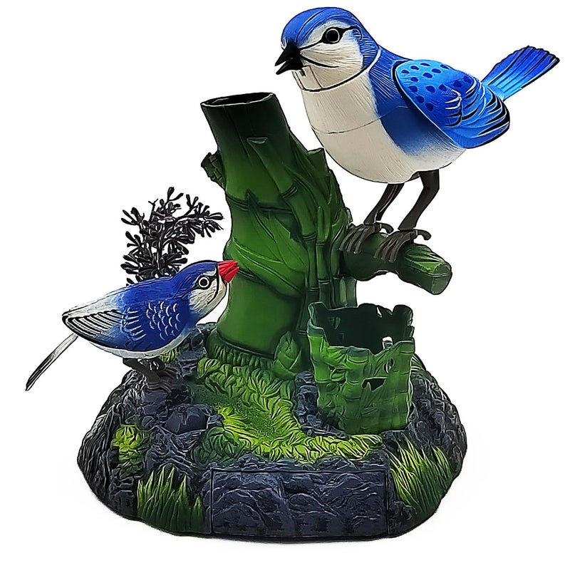 Tipmant Realistic Electronic Birds Toys Electric Animal Pets Move Chirp Home Office Table Desk Wall Decoration Kids Birthday Gifts - Image 3