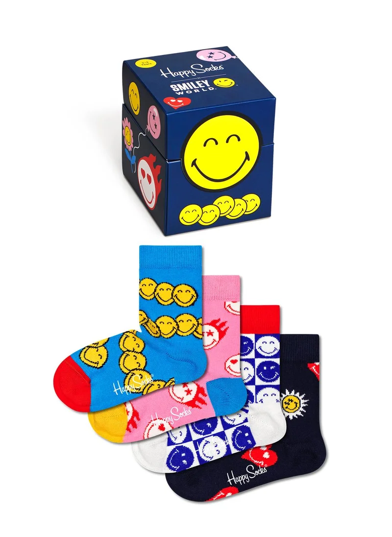 Happy Socks KIDS SMILEYWORLD 4-PACK