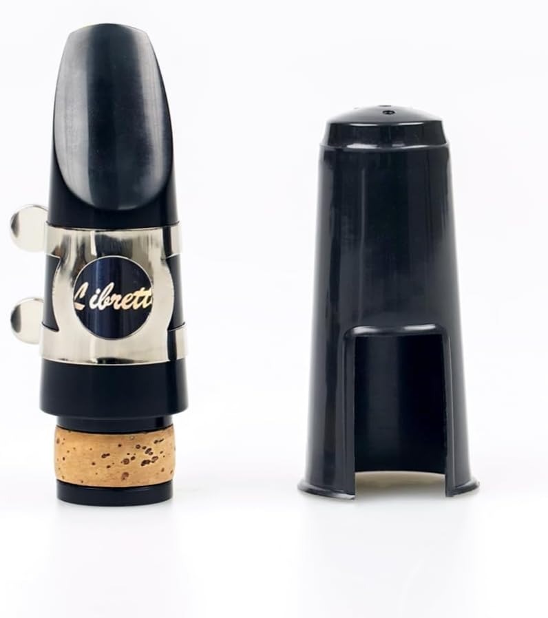 Libretto Clarinet Mouthpiece Kit, Giftable Standard Mouthpiece Set: ABS Mouthpiece, Plastic Cap, Silver Lacquered Ligature. Finely Designed for Beginner and Student. - Image 1
