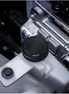 Y&D Coolant Reservoir Cap 21712-79900 Black Radiator Overflow Tank Lid Liquid Storage Cover Compatible with Infiniti Nissan Renault Engine Water Caps 2 PCS  - Image 5