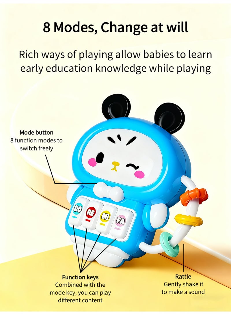 فيكسبلورن ألعاب موسيقية للأطفال، ألعاب تعليمية للطفولة المبكرة 8 في 1، ألعاب موسيقية رائعة، مناسبة للأطفال من عمر 0-3-6، 7-8، 9-10، 12-18-36 شهرًا، هدايا مثالية للأطفال. - Image 2