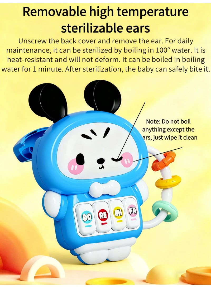 فيكسبلورن ألعاب موسيقية للأطفال، ألعاب تعليمية للطفولة المبكرة 8 في 1، ألعاب موسيقية رائعة، مناسبة للأطفال من عمر 0-3-6، 7-8، 9-10، 12-18-36 شهرًا، هدايا مثالية للأطفال. - Image 3