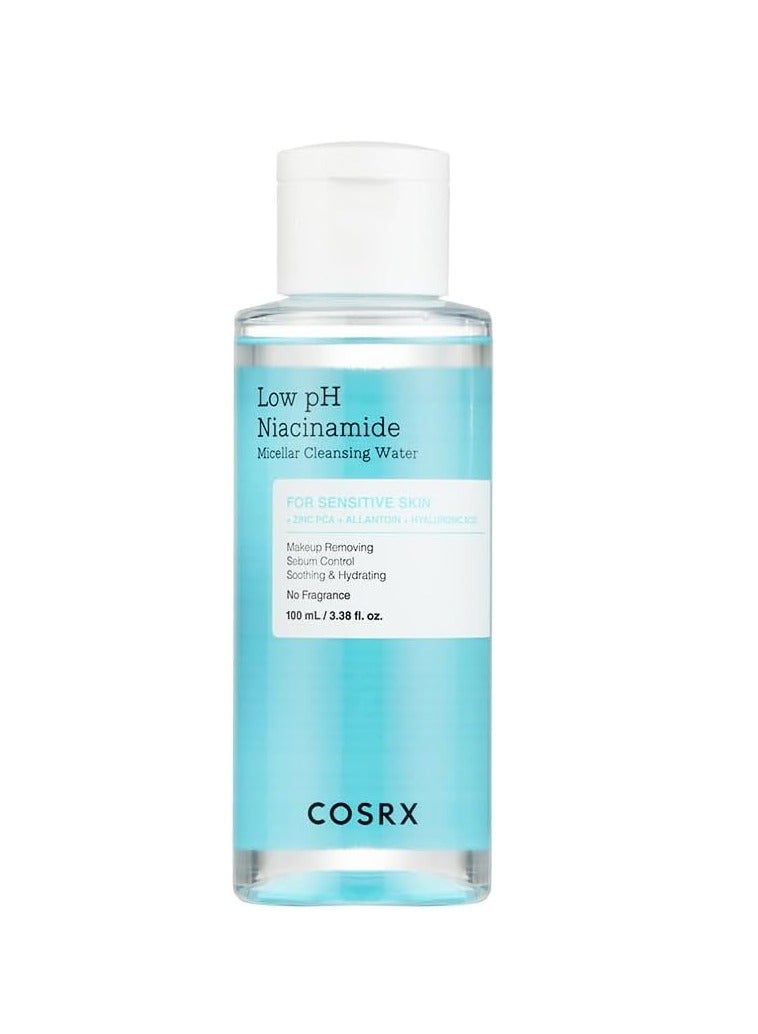 كوسرإكس Low pH Niacinamide Micellar Cleansing Water - 100ml - Image 1