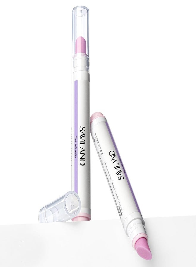 SAVILAND Cuticle Remover Pen: Ceramic Cuticle Pusher & Oil Pen 4.5ml Nail Strengther & Growth Cuticle Oil Nail Care Pen for Hangnails Dry Damaged Nails Moisturize Strengthen Brighten 2PCS - Image 1