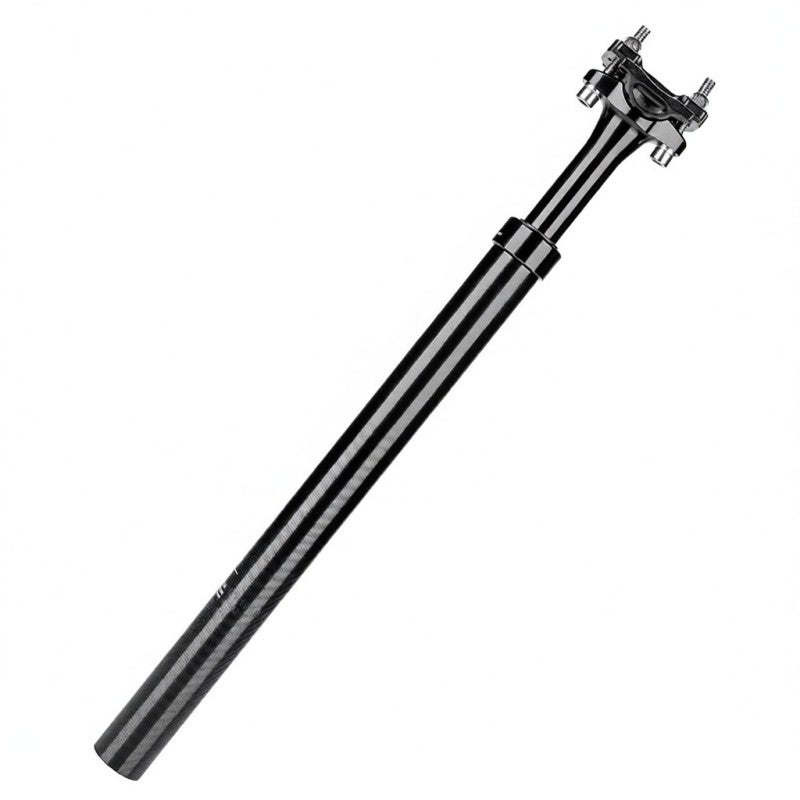 GEWAGE 30.9mm Seatpost Aluminum Alloy Bike Seat Post - Shock-Absorbent Spring Inside for Comfortable Riding - Clear Scale Height Adjustable Mountain Bikes Seatpost for Cycling - Image 1