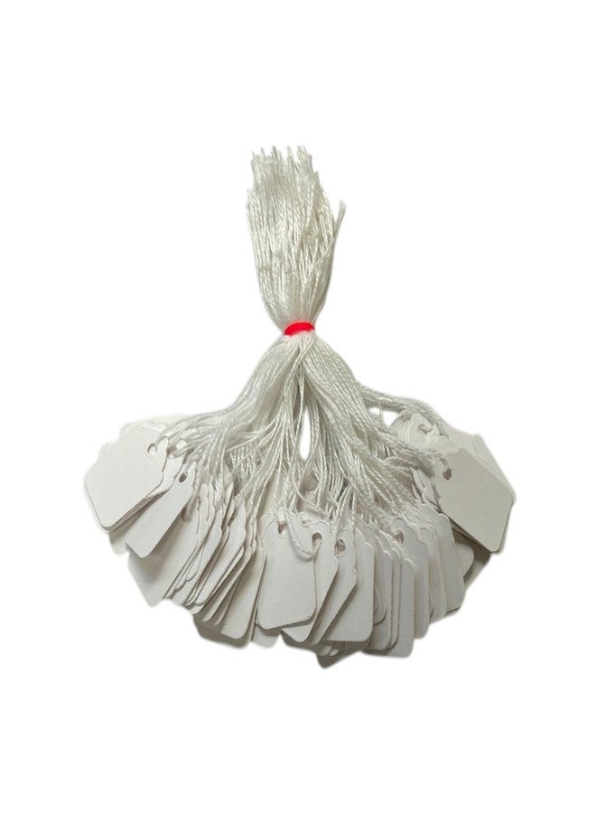 Janrax Box of 1000 White Merchandise Tags 32mm x 22mm - Image 1