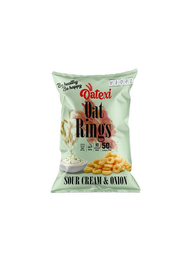 Oatexi Sour Cream & Onion Oat Rings - 60 grams 