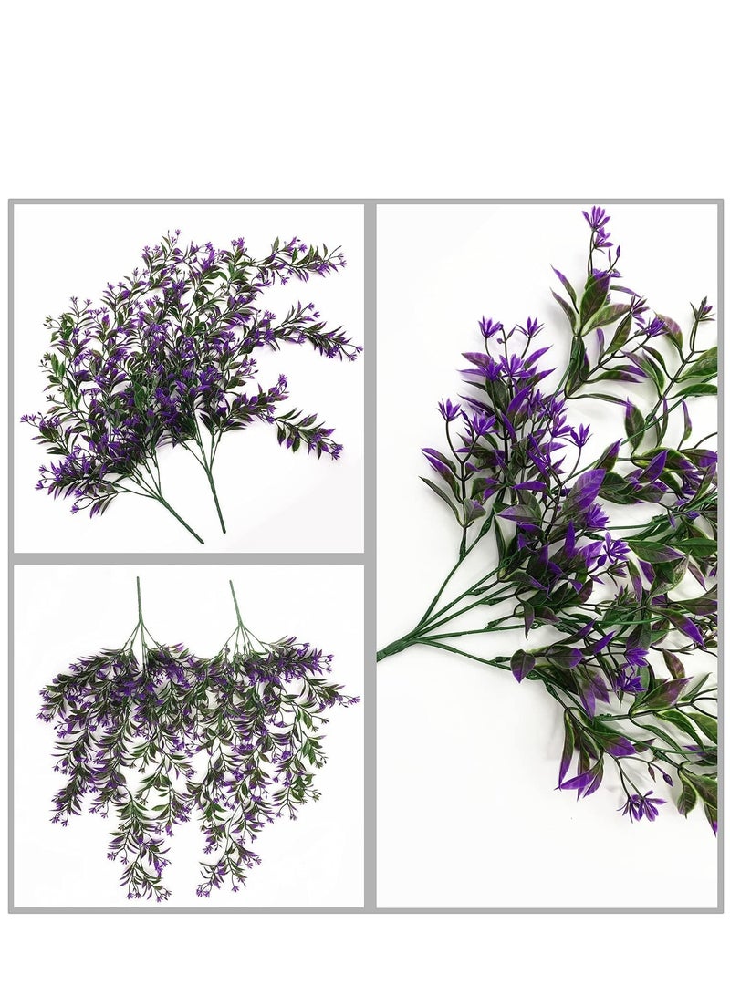 ALASAMCO Artificial Hanging Ivy Flower Vine, Faux Vines Ivy Leaves Outdoor Fake Hanging Plants Luxuriant Wall Hang Garland For Porch Patio Arch Balcony Garden Party Wedding(6pcs 78cm) - Image 4