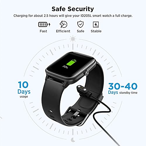 ls lapster Lapster USB all types smartwatch charger cable for Boat Xtend,boat storm, W26 W26+ W26m W55+, Noise ColorFit Pulse, Colorfit Ultra/Ultra 2, All 2 Pin Watch (Cable Only - Image 5