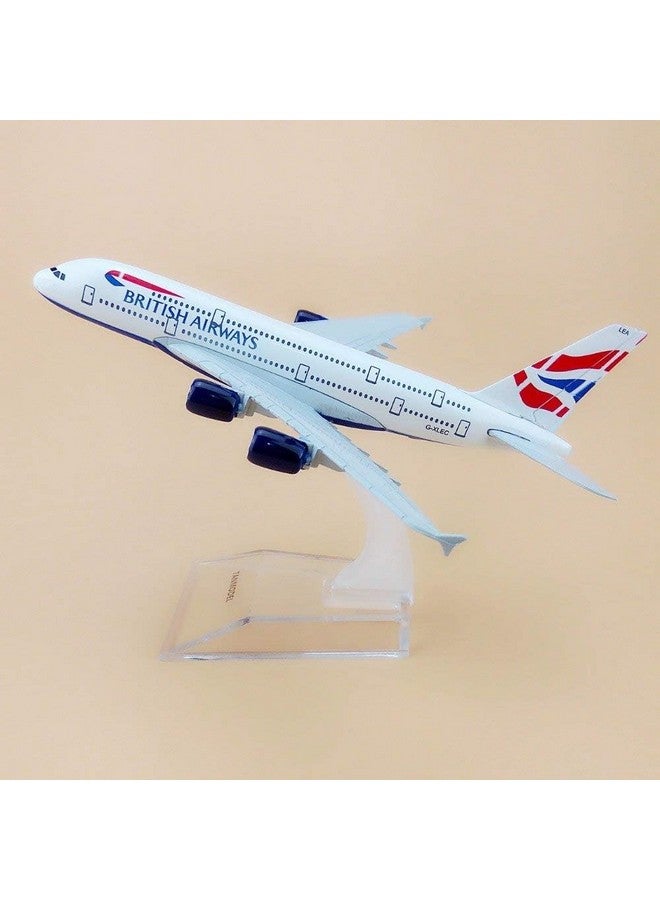 AmigozZ Diecast Aeroplane Scale Model Only For Display, Size -16 Cm-A380 British (British Airways), Multicolor - Image 2