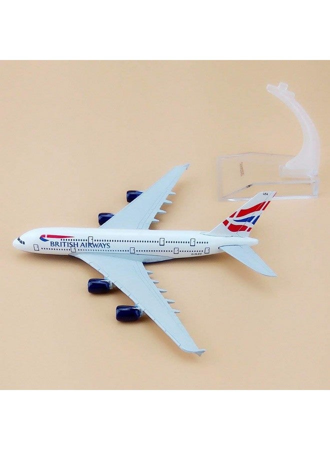 AmigozZ Diecast Aeroplane Scale Model Only For Display, Size -16 Cm-A380 British (British Airways), Multicolor - Image 3