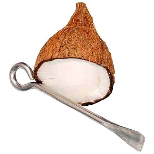 SBA PRIME 100% Stainless Steel Coconut Peeler & Opener | Heavy-Duty Coconut Chipper with Round Grip Neck | Durable & Rustproof Kitchen Tool - Image 2