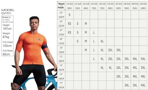 CEROTIPOLAR Cycling Bibs Men, Long Riding Pad Bicycle Biking Bib Shorts UPF50+ - Image 5