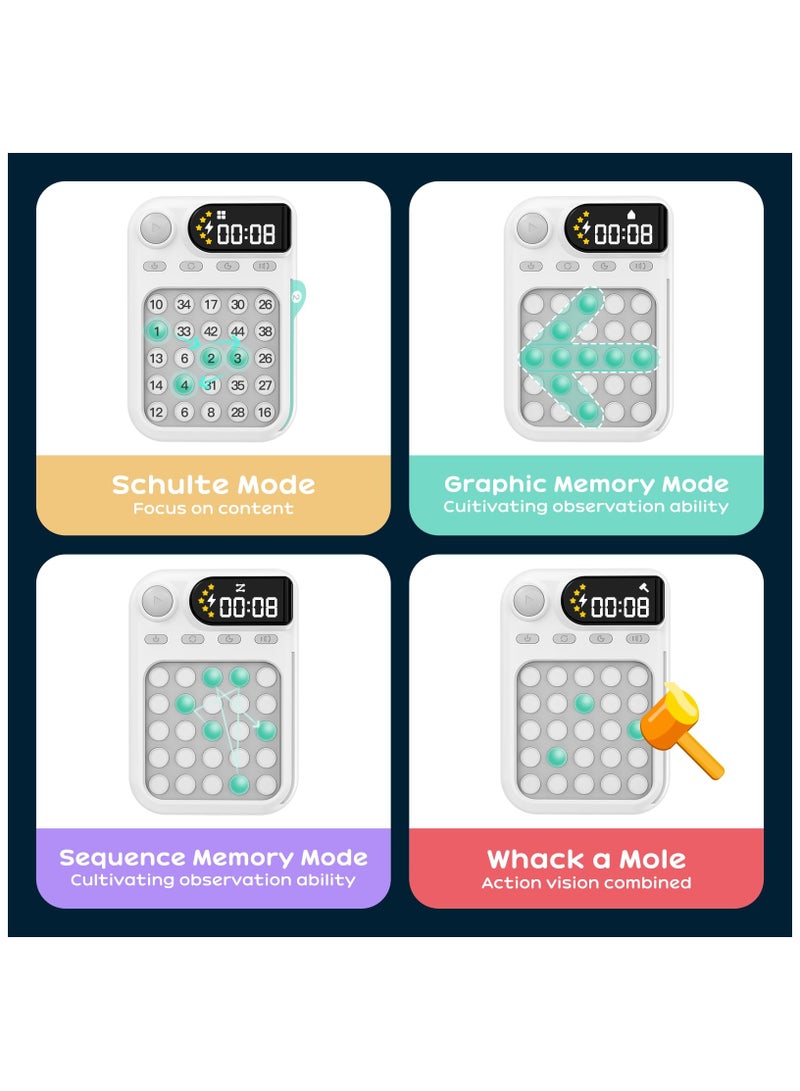 Zikra Fidget Kids Game Toys, Flash Cards Montessori Preschool Toys, Autism Sensory Toys for 4-12, Practice Activity Tracing, Learning Educational Whack Mole Game, Toddler Toys, Ideal Gift for Boys & Girls - Image 3