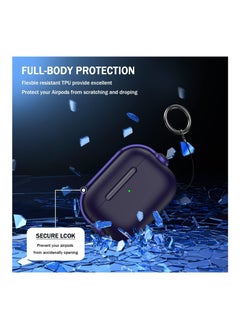 Anmi NEW Case for Airpod Pro 2 Case Cover with Lock, for Airpods Pro 2nd Generation Case, Shockproof Cover for AirPods Pro 2 Case Music Kid (Purple)  - Image 3