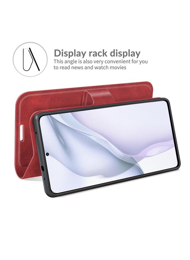 Zaboon Case For Huawei P50 Retro Calf Pattern Buckle Horizontal Flip Leather Case with Holder & Card Slots & Wallet - Image 5