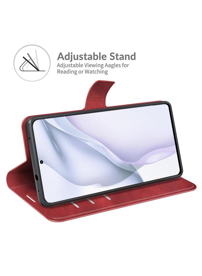 Zaboon Case For Huawei P50 Retro Calf Pattern Buckle Horizontal Flip Leather Case with Holder & Card Slots & Wallet - Image 4