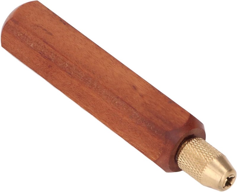 Non Slip Wooden Grip Saw Handle, Ergonomic Design for Accurate Control, Detachable Structure for Versatile Use, High Strength Wood, Brass Chuck Material, Suitable for Garden and - Image 3