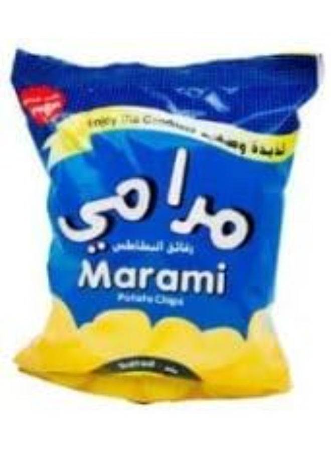 مرامي شيبس بطاطس مرامي، نكهة الملح الأصلية، وجبة كلاسيكية مقرمشة، عبوة 12 × 15 جرام - Image 2