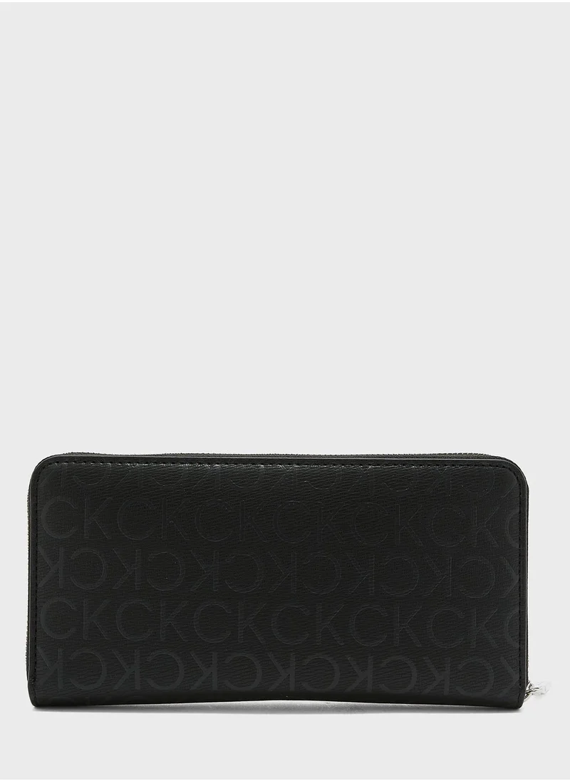 CALVIN KLEIN Monogram Large Wallet
