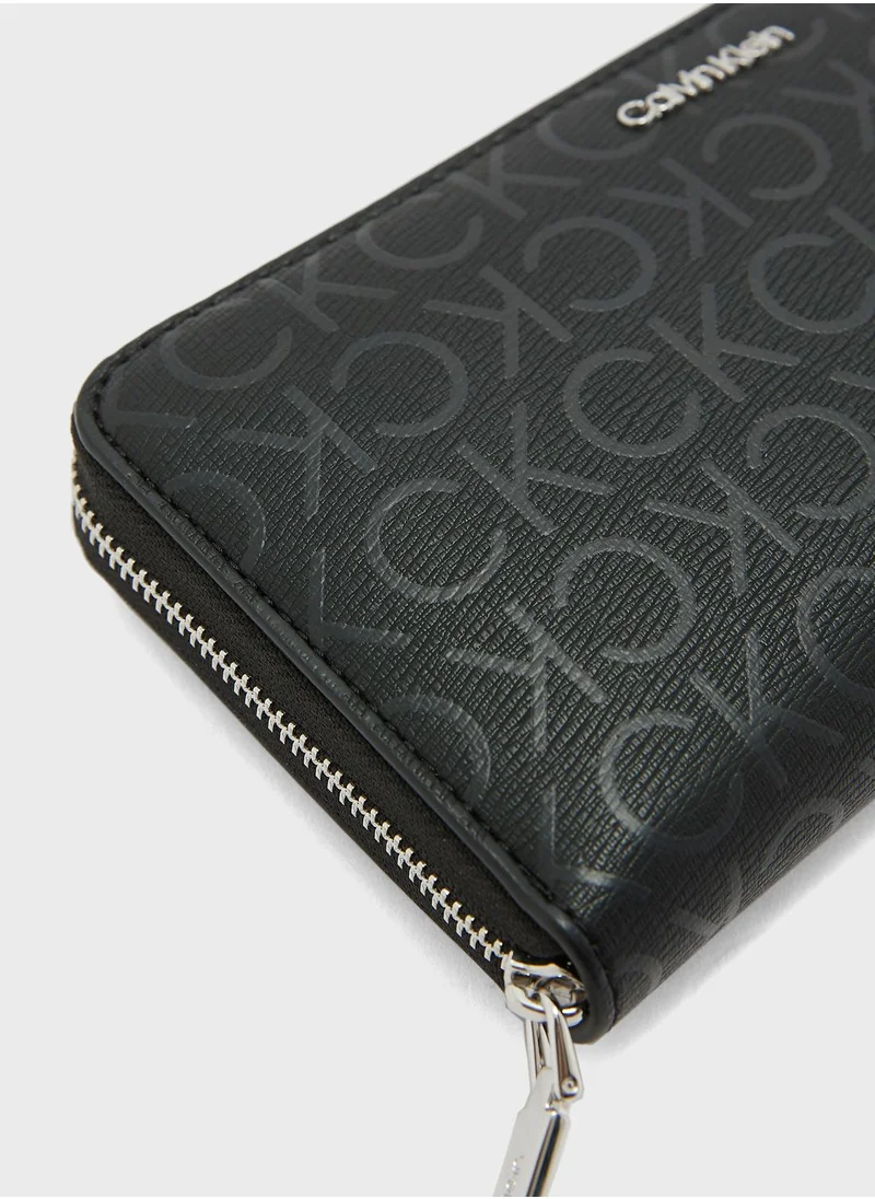 CALVIN KLEIN Monogram Large Wallet