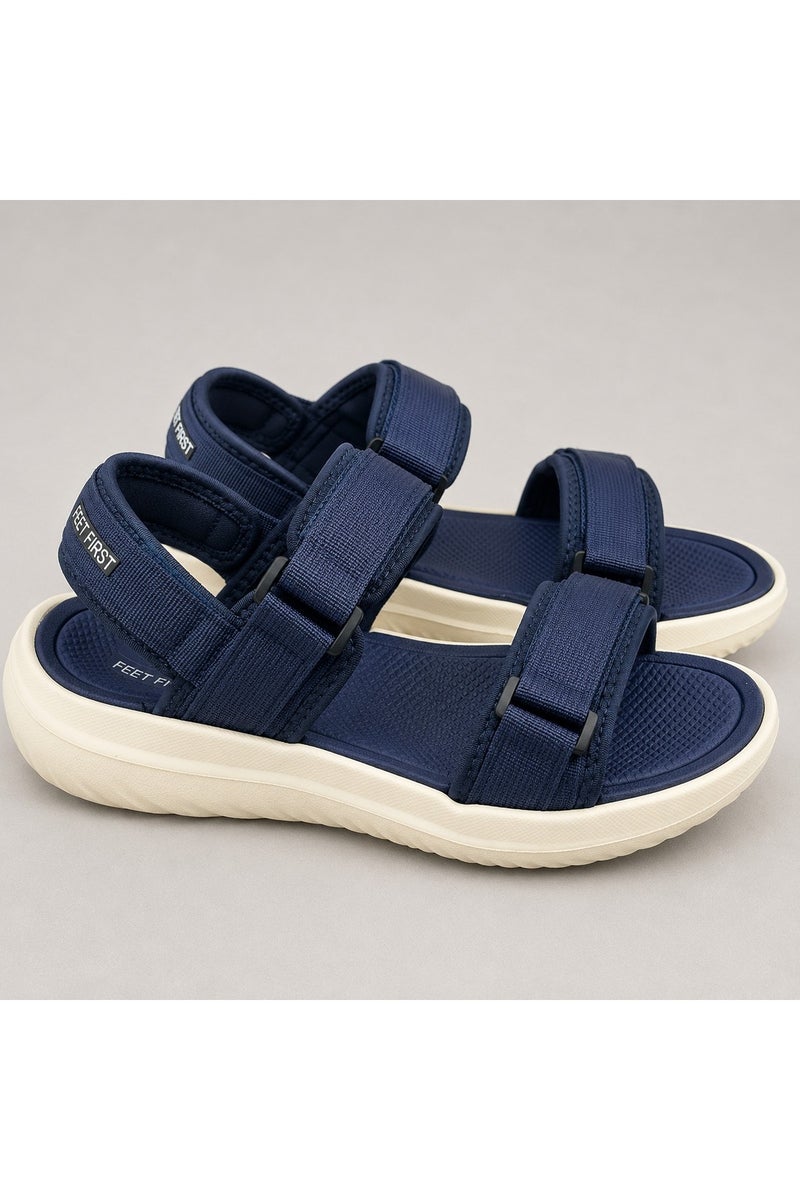 Feet First Men’s Sports Sandals with Adjustable Velcro Straps – Lightweight Comfort Outdoor Walking Sandals - Image 1