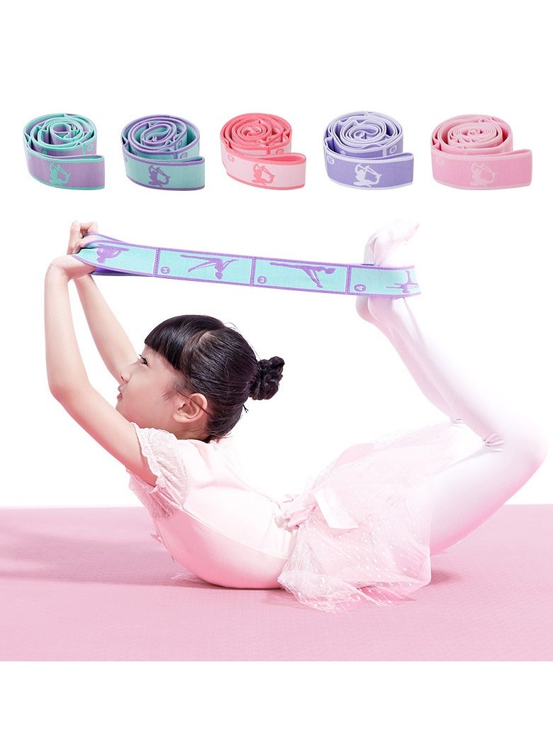 CMGTYYD Yoga Stretch Strap, Adjustable 8 Loops Yoga Strap Exercise Band, Stretch Band for Physical Therapy, Pilates Dance and Gymnastics - Image 2