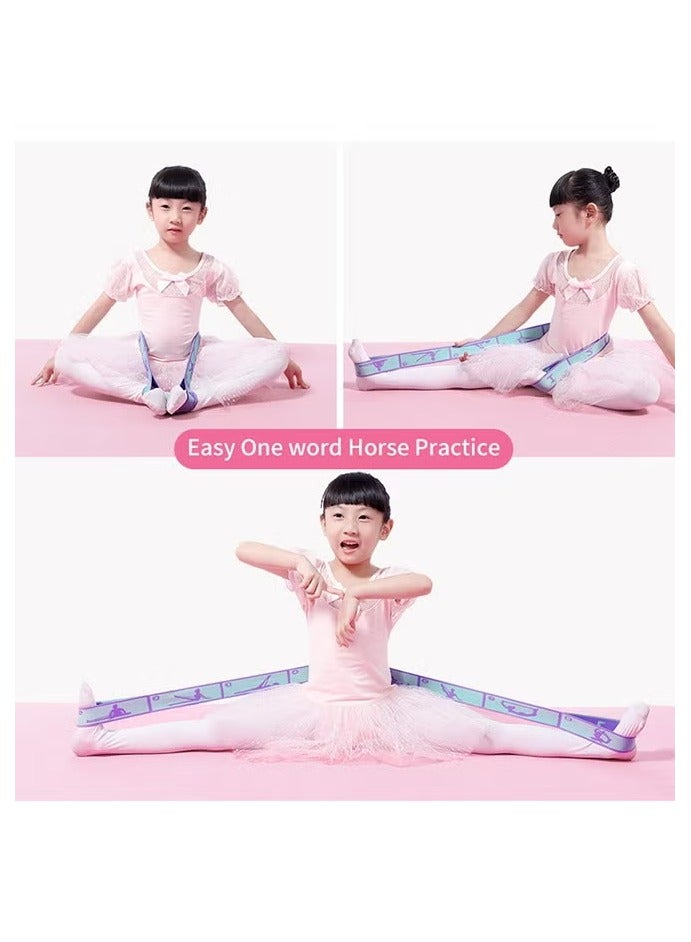 CMGTYYD Yoga Stretch Strap, Adjustable 8 Loops Yoga Strap Exercise Band, Stretch Band for Physical Therapy, Pilates Dance and Gymnastics - Image 4