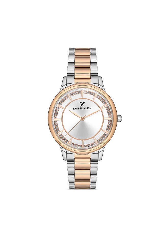 DANIEL KLEIN ساعة تناظرية من الستانلس ستيل DK.1.13090-5 - Image 1