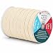 Mandala Crafts 12mm 20 Yds Roll of Cream Elastic Bands for Sewing 12 Flat Elastics Cord 1 2 Inch Braided Stretch Straps for Crafting - Image 2