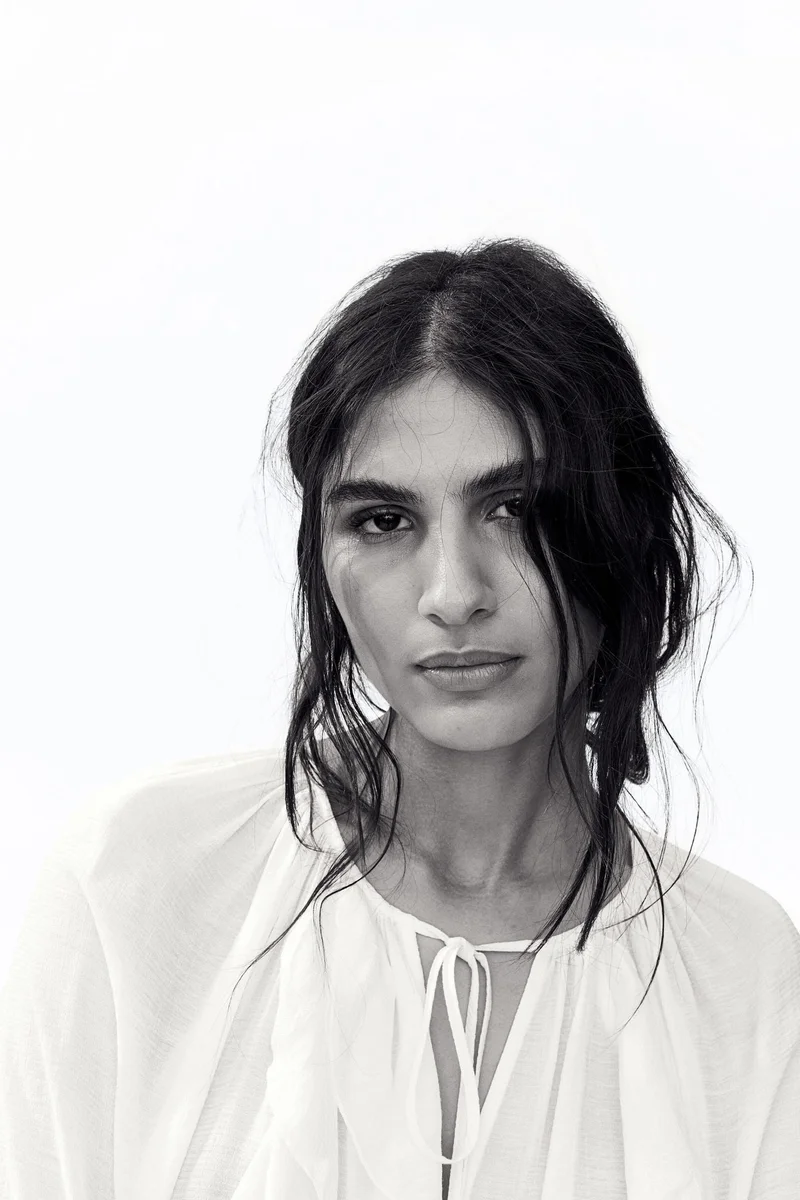 H&M Flounce-trimmed blouse