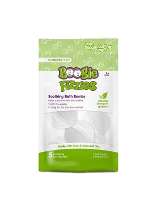 Kids Bath Bombs by The Makers of Boogie Wipes, Boogie Fizzies, Calming Bath Bombs, Naturally Derived, Made with Aloe and Calming Vapors, Eucalyptus, 3 oz, 5 Bath Bombs (Pack of 1) - pzsku/Z96769447152A95B5D45FZ/45/_/1681250721/46cbeaac-6e5e-4ab7-ba0f-4a2a7c620f41