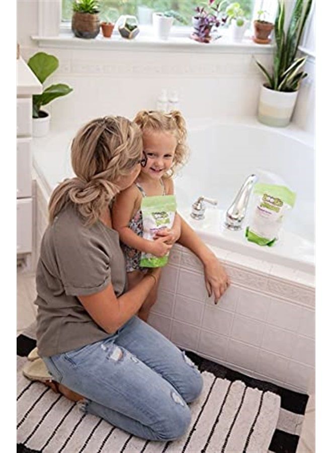 Kids Bath Bombs by The Makers of Boogie Wipes, Boogie Fizzies, Calming Bath Bombs, Naturally Derived, Made with Aloe and Calming Vapors, Eucalyptus, 3 oz, 5 Bath Bombs (Pack of 1)
