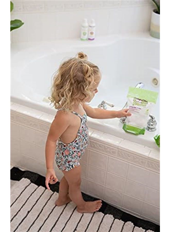 Kids Bath Bombs by The Makers of Boogie Wipes, Boogie Fizzies, Calming Bath Bombs, Naturally Derived, Made with Aloe and Calming Vapors, Eucalyptus, 3 oz, 5 Bath Bombs (Pack of 1)