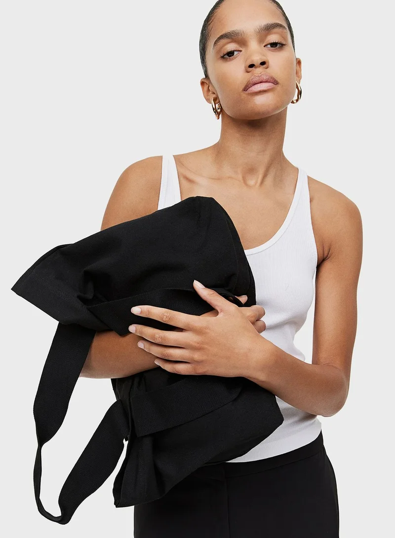 H&M Cotton Canvas Shopper