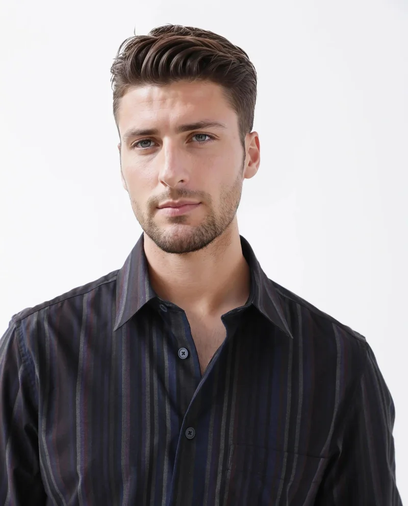 Rare Rabbit Men's Relaxed Stripe Shirt
