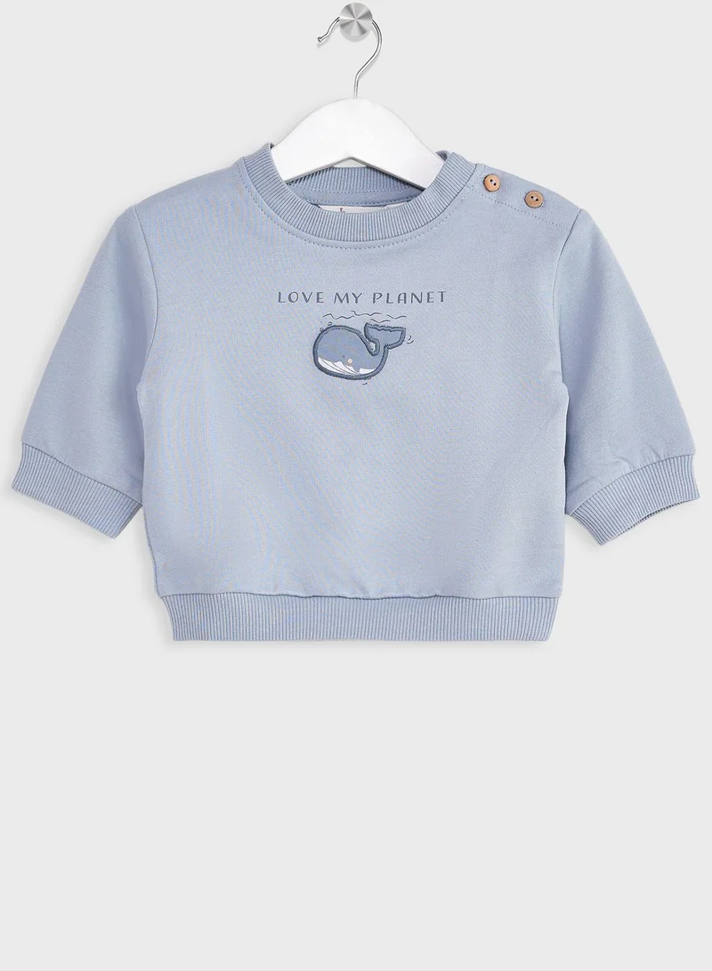 MANGO Infant Graphic Sweatshirt