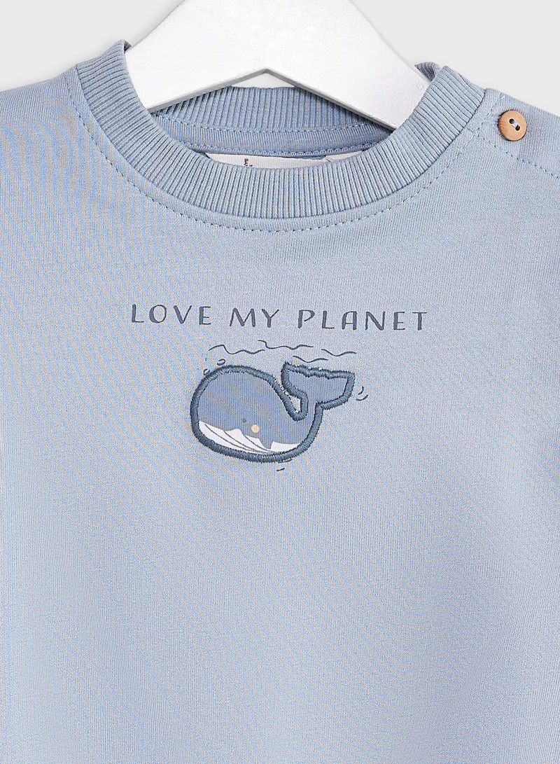MANGO Infant Graphic Sweatshirt