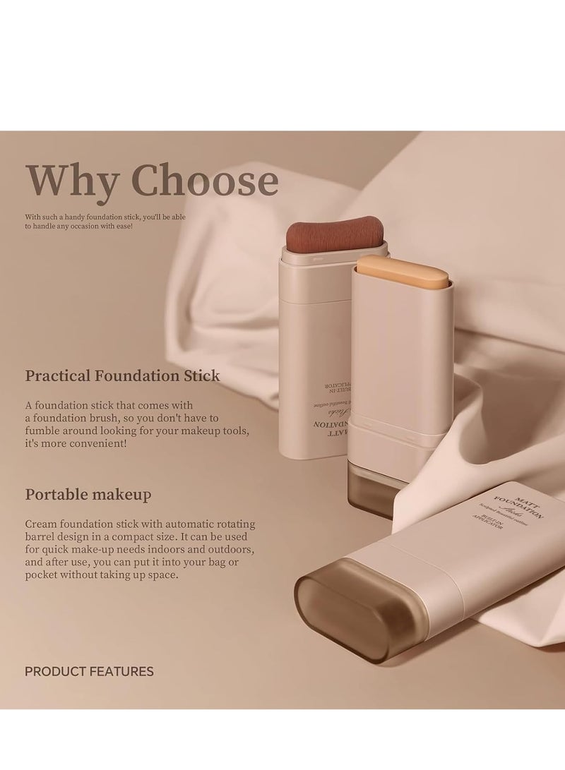 ديرول كريم أساس - عصا - نوفو - بيج - مع فرشاة مكياج (طبيعي ، 2 #) - Image 2