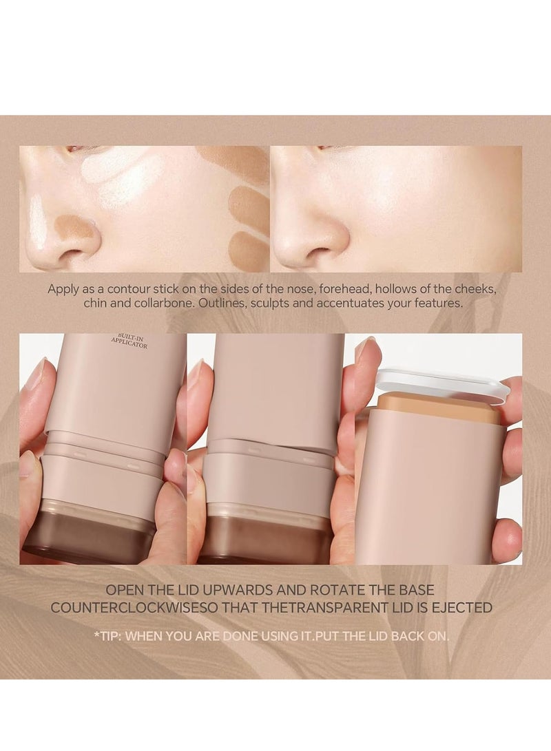 ديرول كريم أساس - عصا - نوفو - بيج - مع فرشاة مكياج (طبيعي ، 2 #) - Image 5