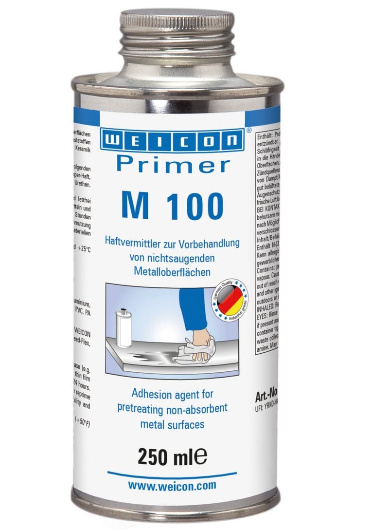 WEICON Primer M 100 | Transparent 250ml Pre-treatment of non-absorbent materials - Image 1