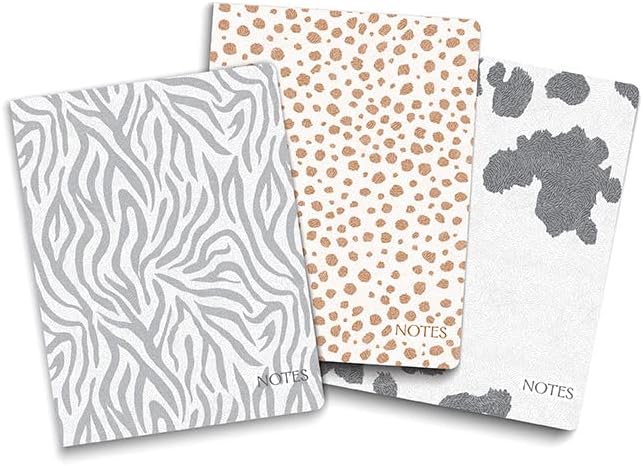 Southworth Southworth Premium Journal Set 3pk 65x 85 Animal Embossed 3 Coordinating Designs Premium 28lb105gsm Paper Flex Journals 32 Ruled Sheets64 Pages Per Journal 91376 - Image 1