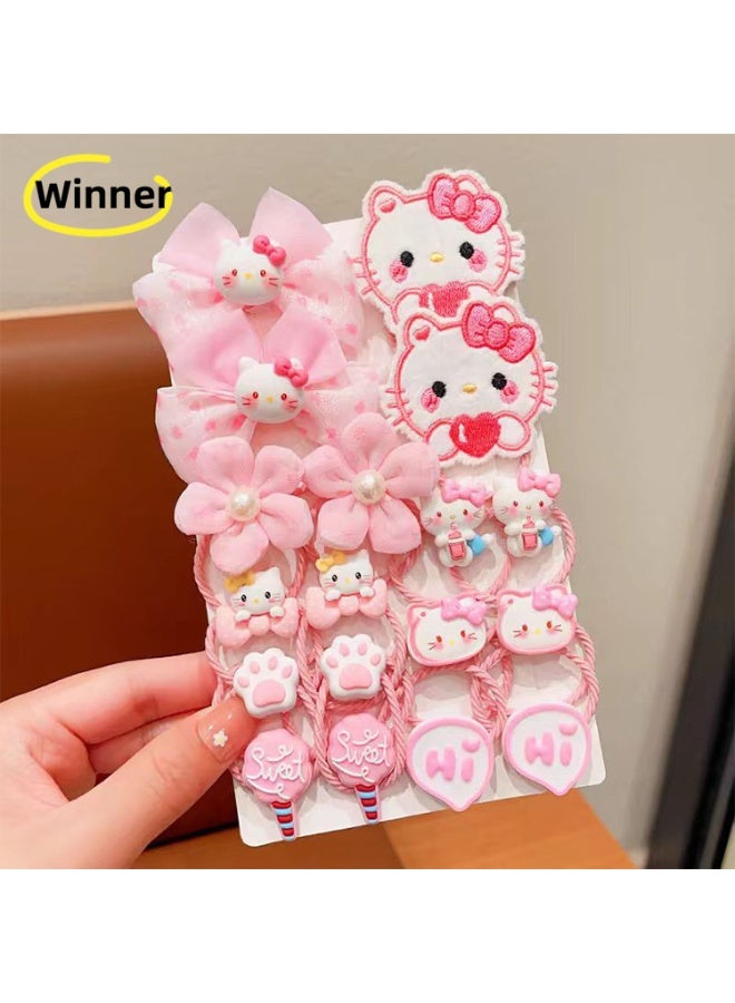 Hello kitty children's rubber band for girls does not hurt hair and has good elasticity
