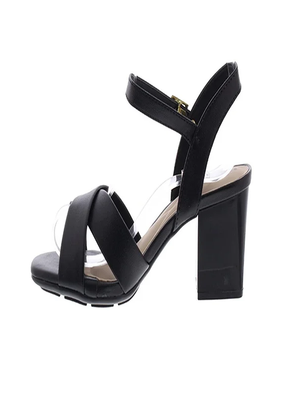 MOLECA Mid Heels Sandals for Women – Sling Back Heel Sandals for Girls with Ankle Strap