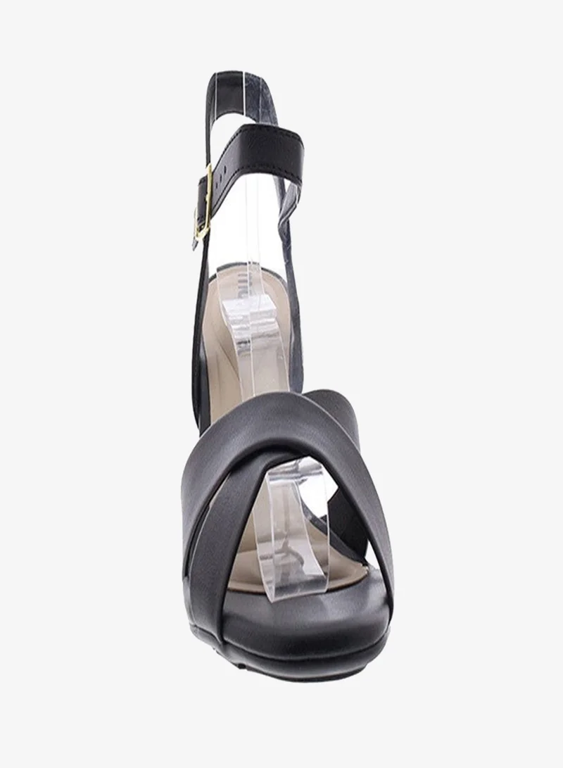 موليكا صنادل بكعب متوسط للنساء - صنادل بكعب مفتوح من الخلف للبنات مع رباط للكاحل